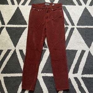 Lucky Brand Bridget skinny corduroy jeans 6/28